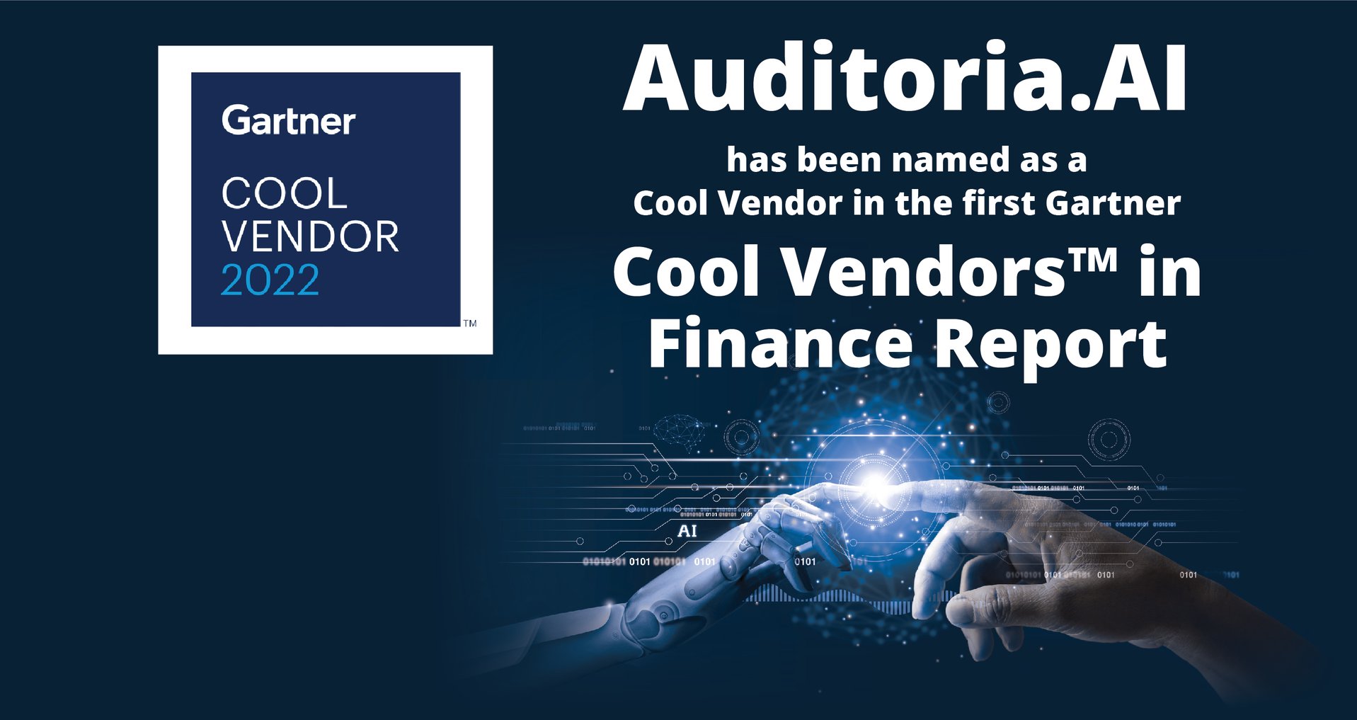 Auditoria Recognized as a Gartner Cool Vendor in Finance